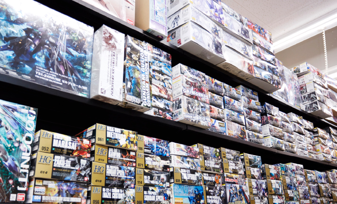 プラモデルコーナー