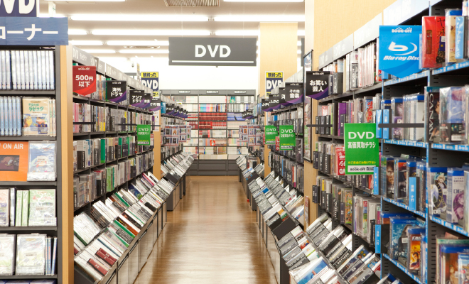 DVD／Blu-rayコーナー